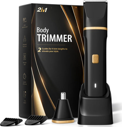 Bikini Trimmer for Women - Painless Electric Razors for Silk Skin,Cordless Body Shaver for Trip,Replaceable Lady Facial Razor, IPX7 Waterproof&Easy Cleaning, Stocking Stuffers Christmas Gifts
